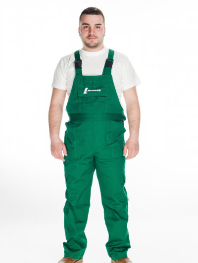 Pantalon cu pieptar tercot