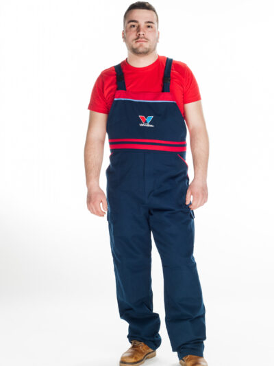 Pantalon salopeta pentru protectie, cu pietar