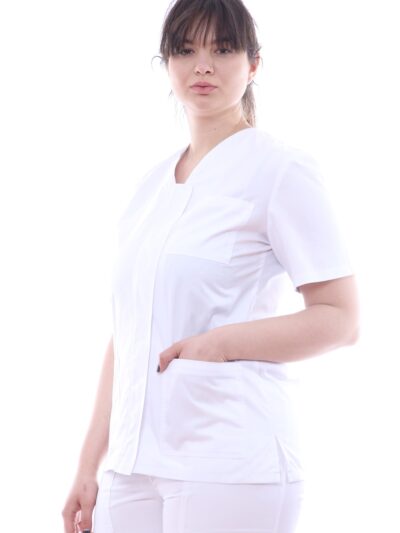 Bluza medic cu fermoar